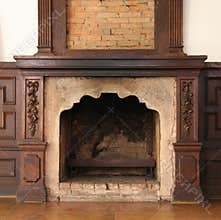 Old fireplace