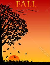 Fall/Autumn Background/eps