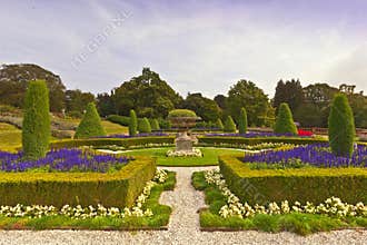 Formal English garden.