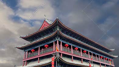 Fortifications of Xian (Sian, Xi'an) an ancient capital of China