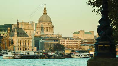 London St Paul's at late afternoon