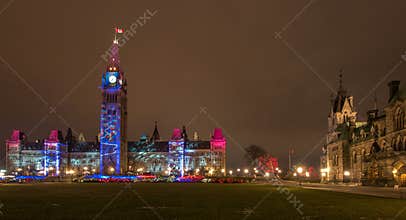 Centre and East block of Ottawa