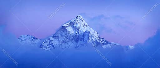 Ama Dablam massif , Nepal Himalayas
