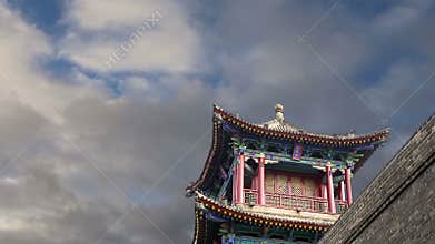 Fortifications of Xian (Sian, Xi'an) an ancient capital of China
