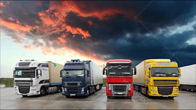 Truck - Freight transportation, Time lapse