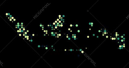 Contemporary Circle Motion Builds Indonesia Map