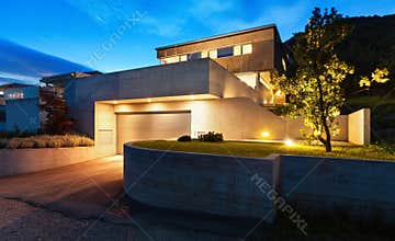 Architecture modern design, house