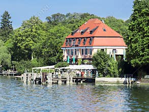 Ship jetty Schloss Berg