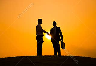 Businessman with Business Agreement Concepts