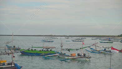 Badung, Bali, Indonesia - April 21, 2026: Balinese Fishermen