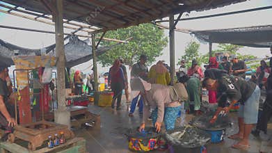 Badung, Bali, Indonesia - April 21, 2026: Balinese Fishermen