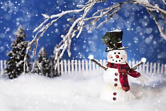 Happy Christmas Snowman 2