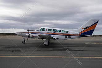 Aerovias DAP Cessna 402C on the tarmac at Presidente Carlos Ibanez del Campo International Airport in Punta Arenas, Chile