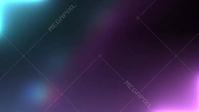 Minimalist dark blue background template with subtle pink and blue gradient light flares at corners, creative concept