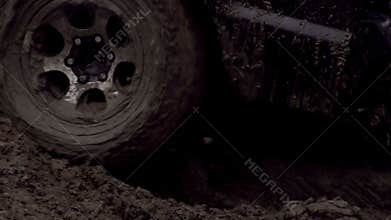 Wheel in the Mud
