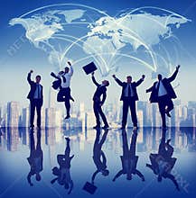 Global Business People Success City Concepts