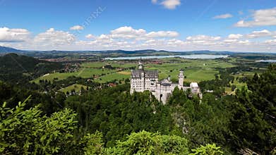 Neuschwanstein Castle Bavarian Alps Germany