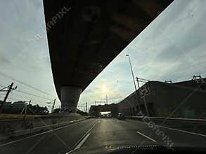 Amsterdam Highway Bridge Traffic Amstelveen Netherlands