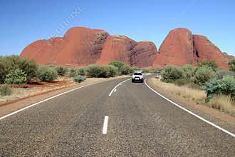 Driving near Olgas