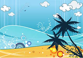 Summer beach