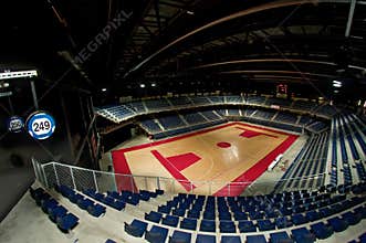 Sports arena view