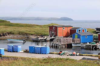 The wharf in Champney's West, Newfoundland, Canada