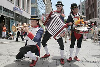 Street musicians in Munich