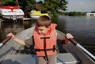 In the boat