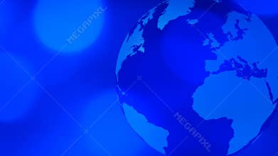 World globe technology background