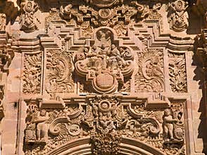 Intricate ornate carving
