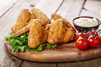 Fried chicken wings