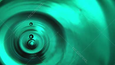 Cyan Water Drop
