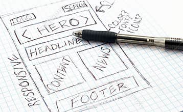 Responsive Web Design Sketch