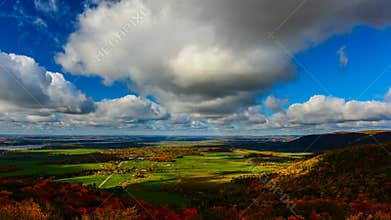 Autumn Clouds In The Valley