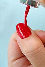 Painting Fingernails