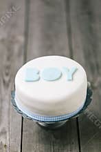 Celebration cake for a baby