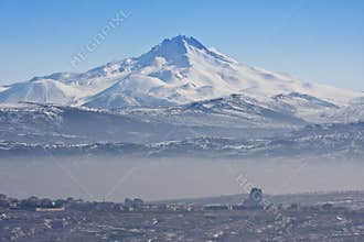 Snowy mountain