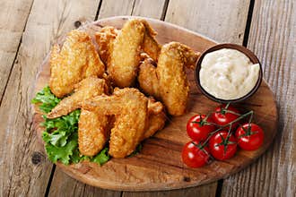 Fried chicken wings