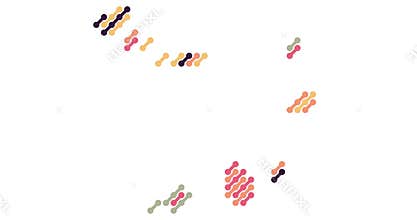 Diagonal Data Style Animation Builds Cape Verde Map Shape