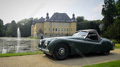 Jaguar XK 120 classic sports car
