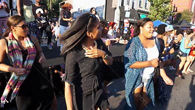 Electric Slide Dancers