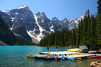 Moraine lake, Banff National Park, Canada
