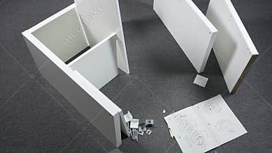 Self-constructing furniture