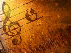 Grunge music textures and backgrounds