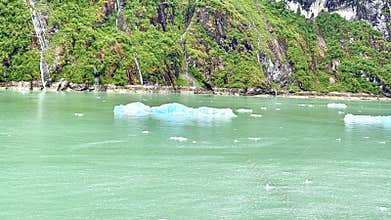 Icebergs in Endicott Arm Alaska