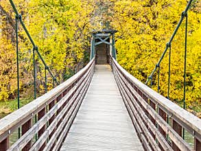 Foot bridge over the Animas River