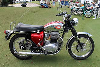 Classic british vincent motorcycle
