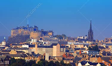 Edinburgh Castle and St Giles