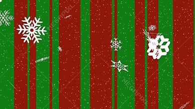 Christmas Colors and Snow Loops