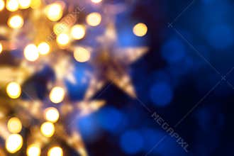 Art Christmas holidays lights